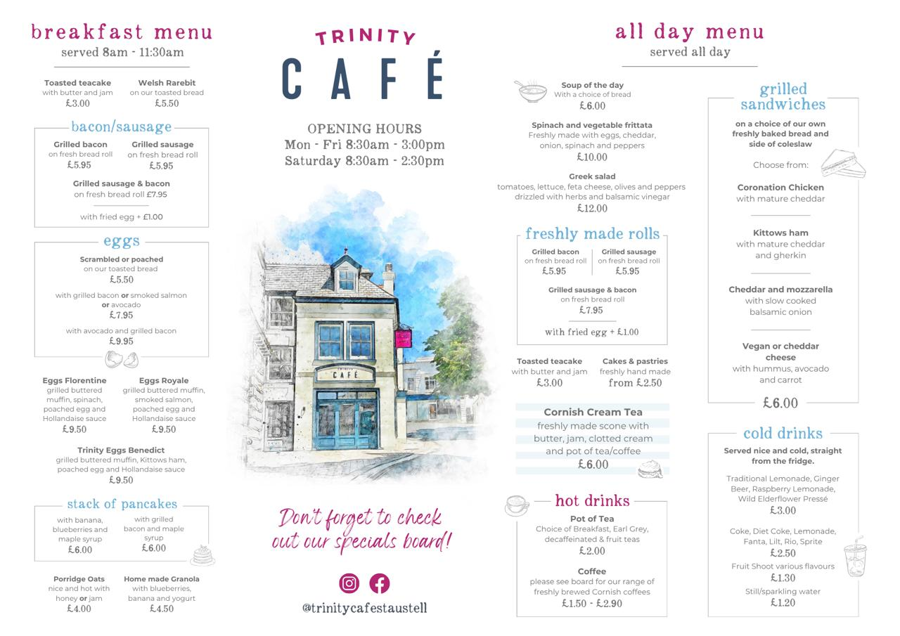 Trinity Cafe Main Banner